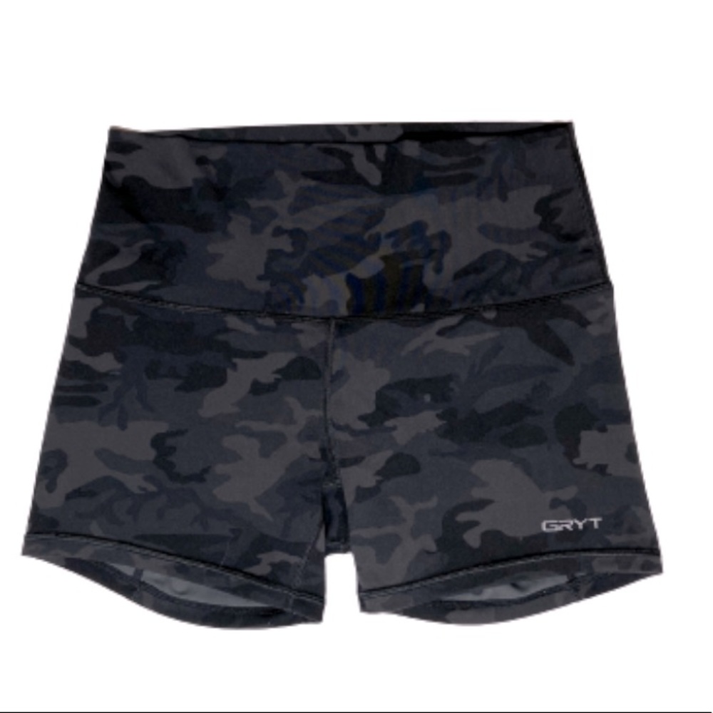 Gryt Fitness Vital Shorts Dark Camo Size M